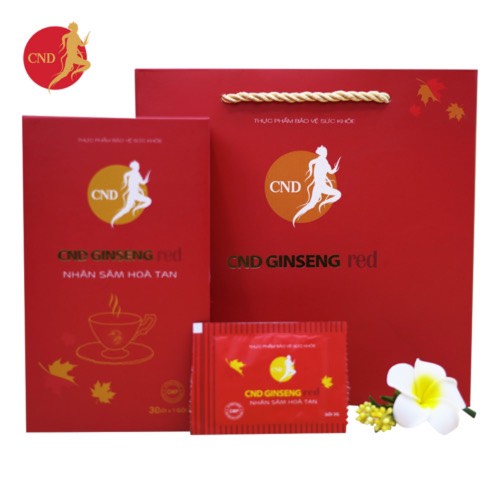 Nhân sâm hoà tan RED Thực phẩm bảo vệ sức khoẻ CND GINSENG RED - NHÂN SÂM HÒA TAN
