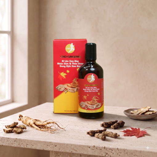 CND GINSENG - BI LĂN XOA BÓP NHÂN SÂM & THẢO DƯỢC DUNG DỊCH XOA BÓP