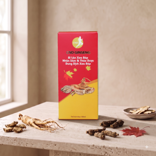 CND GINSENG - BI LĂN XOA BÓP NHÂN SÂM & THẢO DƯỢC DUNG DỊCH XOA BÓP