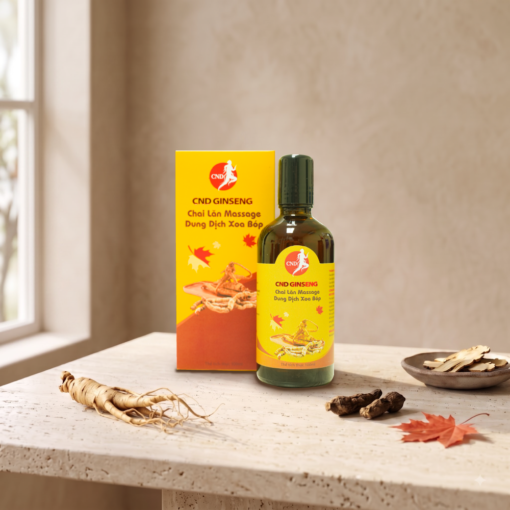 xoabop1 CND GINSENG CHAI LĂN MASSAGE DUNG DỊCH XOA BÓP